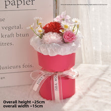 Load image into Gallery viewer, Creative small fragrant wind soap flower gives girlfriend a small surprise, finished product simulation bouquet, round ornament, premium Mother's Day gift.