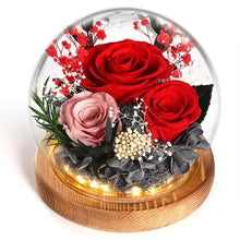 Load image into Gallery viewer, Eternal Flower Gift Box Finished Ornament Little Prince Rose Gift Glass Cover Valentine&#39;s Day Gift Dried Flower Wholesale
