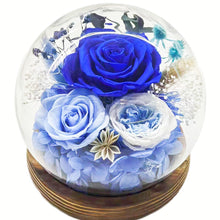 Load image into Gallery viewer, Eternal Flower Gift Box Finished Ornament Little Prince Rose Gift Glass Cover Valentine&#39;s Day Gift Dried Flower Wholesale
