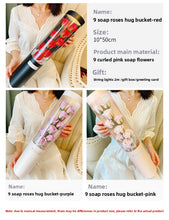 Load image into Gallery viewer, Cross-border Amazon Soap Bouquet Soap Flower Gift Box Hug Bucket Valentine&#39;s Day Gift Eternal Flower Rose Wholesale

