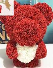 Load image into Gallery viewer, Flower Bear with Heart (large)
